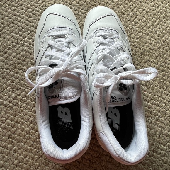 New Balance 550 New White Sneakers Size 12 Men’s - Picture 3 of 5